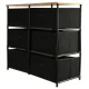6-Drawer Organizer, Wild Oak, 76x30x68 cm