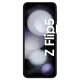 Samsung Galaxy Z Flip 5 ( SM-F731B/DS ) KALEBOL Solid Color Liquid Silicone+PC Case Cover, Black