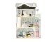 Wooden Play Dollhouse with Furniture, 122cm
