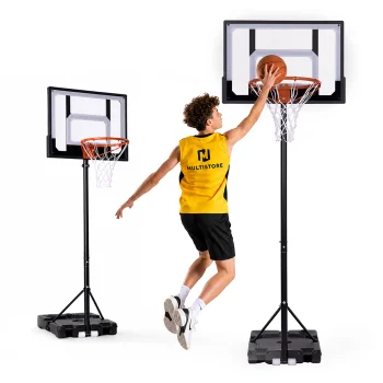 Movepro Freestanding Basketball Hoop with Adjustable Height up to 210 cm