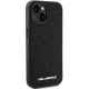 Karl Lagerfeld iPhone 15 Plus / 14 Plus Case Quilted K Pattern, Black
