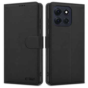 Tech-Protect Wallet Case for Motorola Moto G56 5G, Black