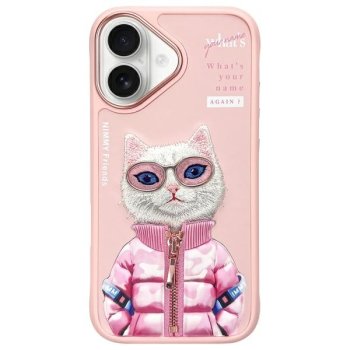Nimmy Cool&Cute 2.0 Cat Case for iPhone 16, Pink
