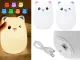 Kid\'s Silicone LED RGB Light Night Lamp, Cat