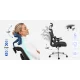 Sofotel Talin Ergonomic Mesh Office Chair, Black