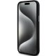DKNY iPhone 15 / 14 / 13 Case Liquid Silicone Metal Logo, Black