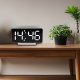 GreenBlue GB383 Alarm Clock with Thermometer, Black