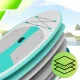 AquaPaddle Cruise SUP Board, 335x84x15 cm, 180 kg, White/Green
