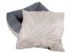Soft Pet Bed for Dogs and Cats with Removable Cushion, 58x58 cm, Grey