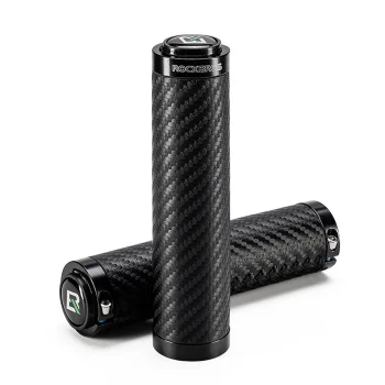 Rockbros Anti-Slip Twisted Straight Bike Grips - Black