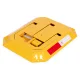 Multistore Folding Parking Barrier with Key Lock, 30 cm, Reflective