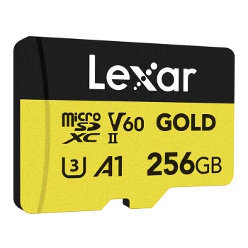 Lexar GOLD microSDXC 256GB UHS-II V60 Memory Card