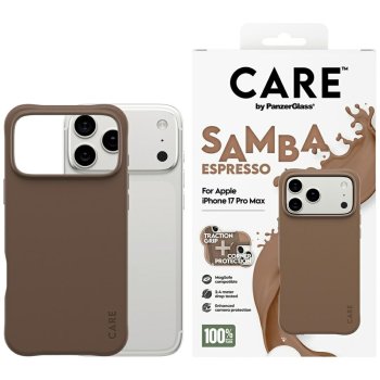 CARE by PanzerGlass Fashionable Samba MagSafe Phone Case Cover iPhone 17 Pro Max - Brown