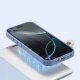 Dux Ducis Lawa Leather Wallet Case for iPhone 16 Pro Max, Blue