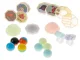 Kids Light Magnetic Constructor Rolling Ball Rail Bricks Set 75 pcs
