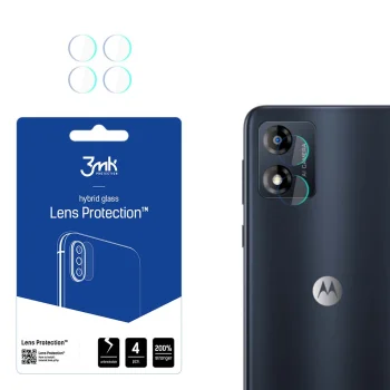 Motorola Moto E13 3MK Lens Protection Back Camera Tempered Glass Protector, 4 pcs.