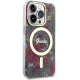 Guess iPhone 14 Pro Case IML Flower MagSafe, Khaki