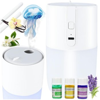 Jellyfish Air Humidifier and Aroma Diffuser with RGB Light