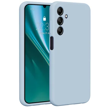 Etteri Silicone Case for Samsung Galaxy A25 5G (Global), Light Blue