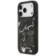 Karl Lagerfeld Grained Pattern&Logo MagSafe Phone Case Cover iPhone 17 Pro - Black