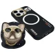 Nimmy iPhone 16 Pro Max Case Glasses Cool Dog MagSafe, Black