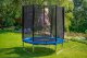 FUNFIT Garden Trampoline with Safety Net and Ladder, 183 cm