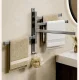Towel Rail with 4 Swivel Arms DA261A, Grey
