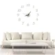 DIY Wall Clock, Stick-on, Silver