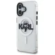 Karl Lagerfeld IML Karl Sketch Logo MagSafe Case for iPhone 16, Clear