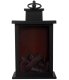 Set of 12 LED Fireplace Lanterns with Realistic Flame Effect