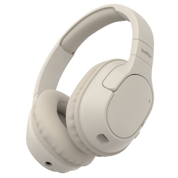 Belkin Soundform Surround Wireless Over-Ear Headphones, Sand