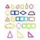 Magnetic Building Blocks Set, 59 Pieces
