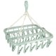 Compact Laundry Drying Hanger with 32 Pegs, Blue