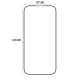 Etteri 9D Tempered Glass for iPhone 14 Pro 6.1\"