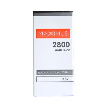 Maxximus Battery for Samsung Galaxy J5 (2016) 2800mAh