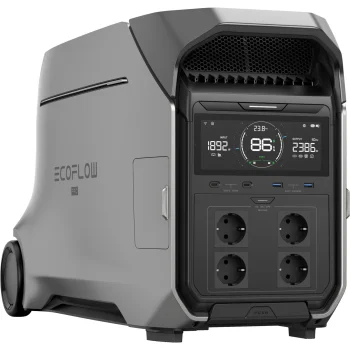 EcoFlow DELTA Pro 3 Portable Power Station, 4096 Wh, 4000 W, Silver