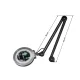 Activeshop S4 Magnifying Lamp with Stand, 5 Diopters, Black