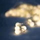 Forever Light SFB61 Solar LED String Lights Milky Balls 6.5m Warm White