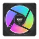 Darkflash Gauss G24 Computer Fan 120 mm ARGB PWM, Black
