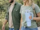 Large Thermal Mug with Handle and Straw 1.2L Stainless Steel, Blue