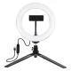 Puluz PKT3073B Tripod Mount with 20cm LED Ring Light and Phone Holder