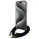 Guess iPhone 16 Case Crossbody Cord Script MagSafe, Black