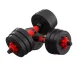 4Fizjo Adjustable Bitumen Dumbbells with Barbell, 2 x 10 kg