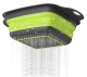 Saliekams plastmasas un silikona caurduris, augļu un dārzeņu mazgāšanas grozs, komplekts 2 gab.