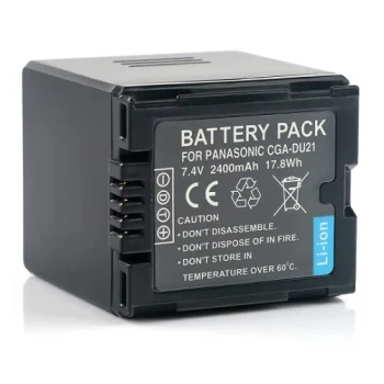 Extra Digital Battery for Panasonic VBD210 / CGA-DU21, 2200mAh