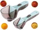Adjustable Kitchen Measuring Spoons, 2 pcs, Blue