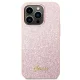 Guess Glitter Script Case for iPhone 14 Pro Pink