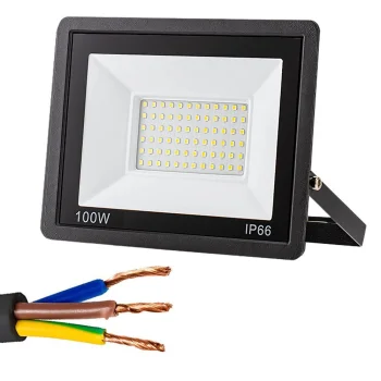 LED Floodlight 100W 6000K, Outdoor, Waterproof IP66