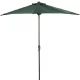 Half Patio Umbrella Wall Balcony 2.7m MultiGarden, Green