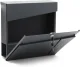 Modern Mailbox for Letters and Newspapers, Anthracite
